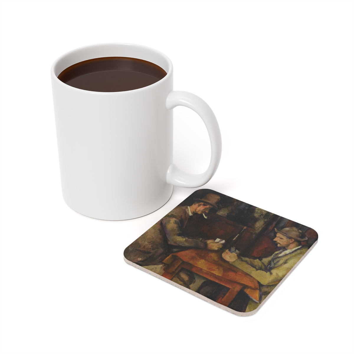 #47 The Card Players — Coaster