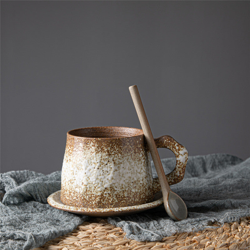 Japanese retro cup and saucer, view 3