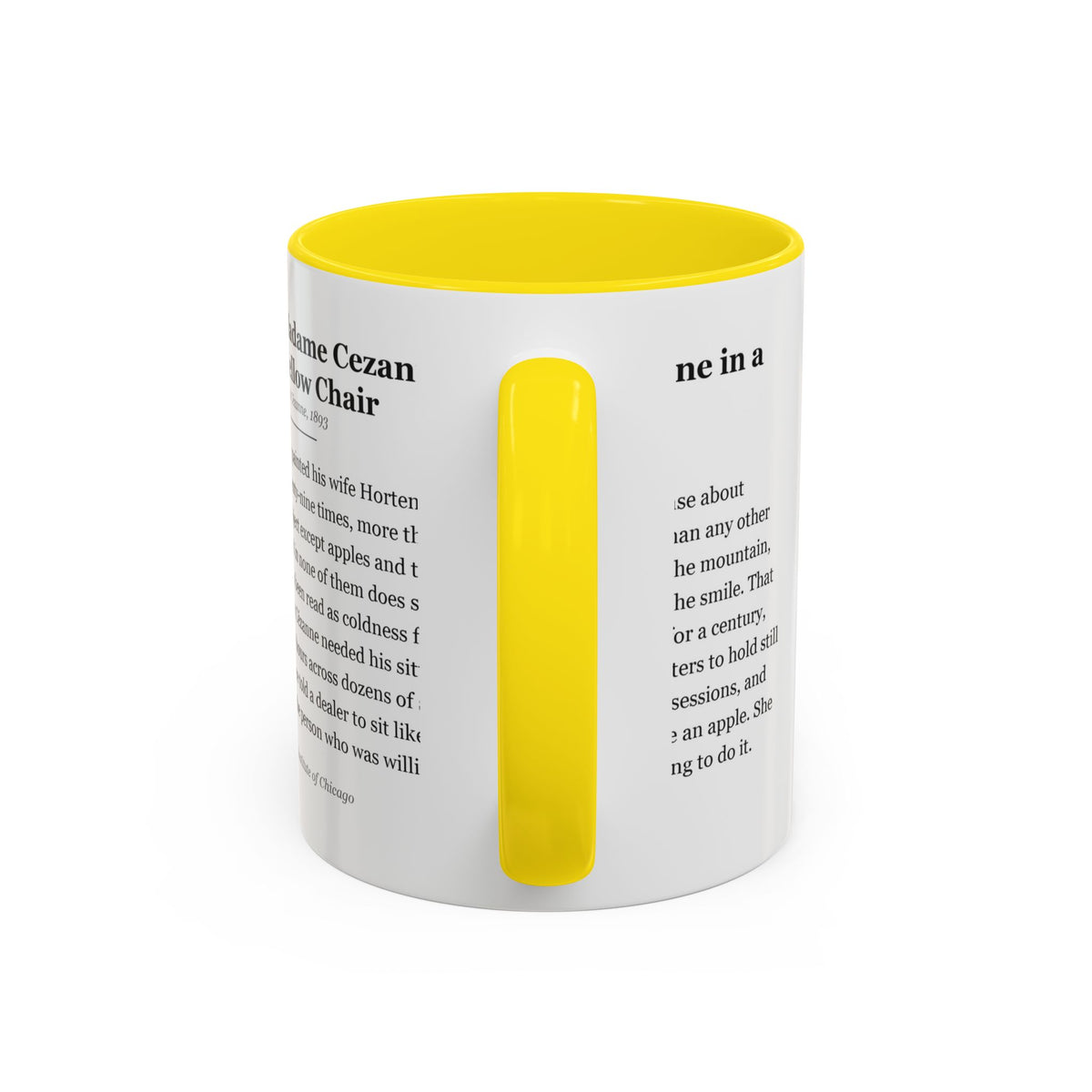 #82 Madame Cezanne in a Yellow Chair — Mug