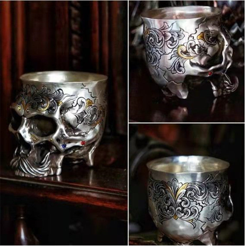 Gothic sculpted goblet, view 3