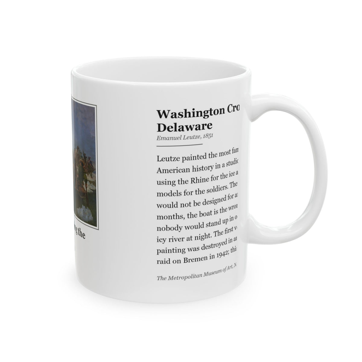 #51 Washington Crossing the Delaware — Mug
