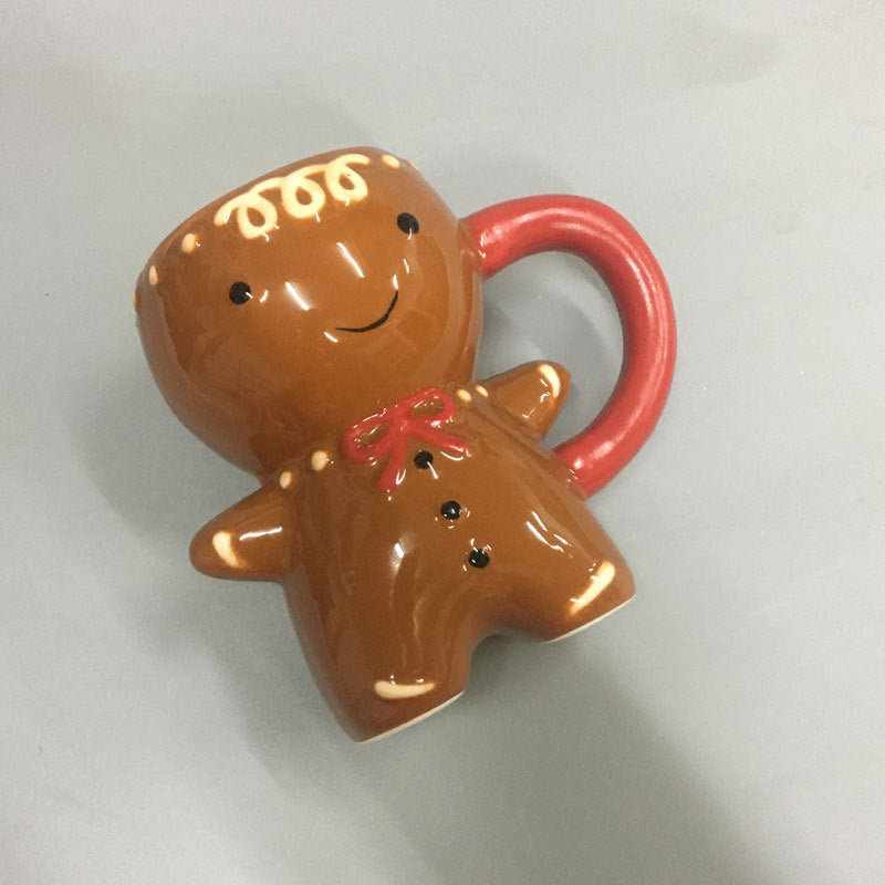 Gingerbread man christmas mug, view 2