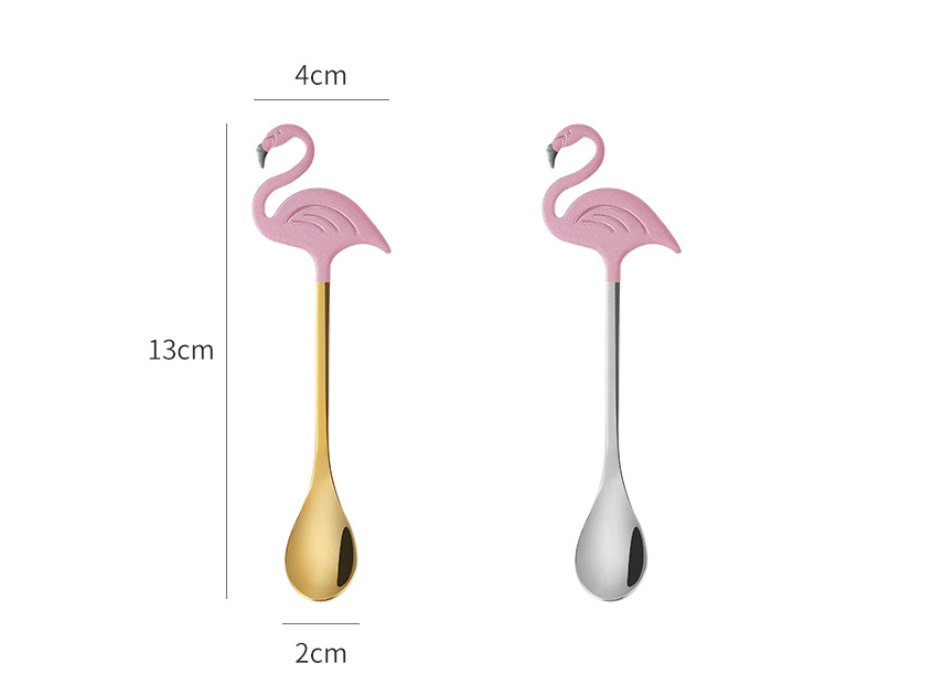Flamingo coffee spoon, view 3