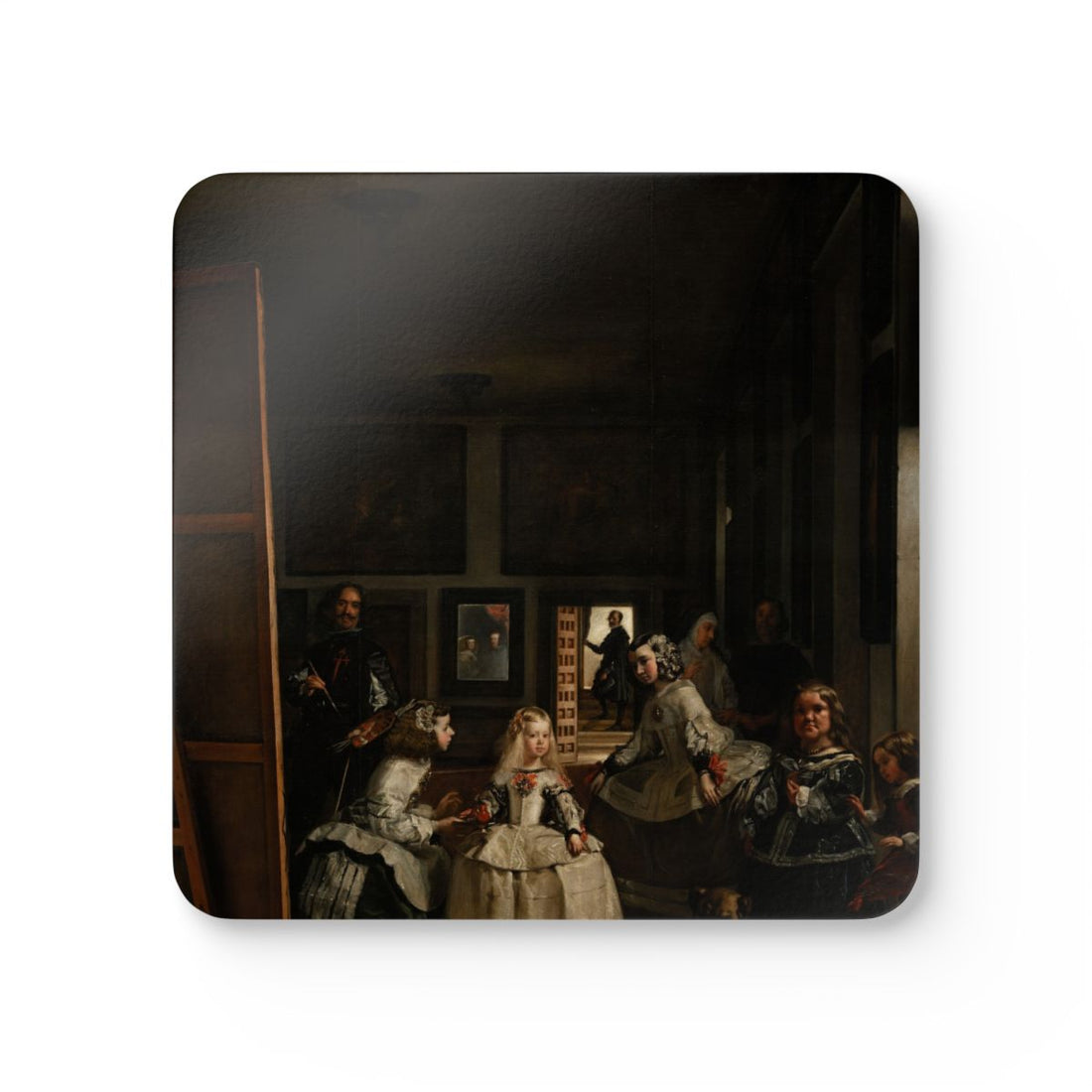 Las Meninas printed on a Coaster Rizz coaster