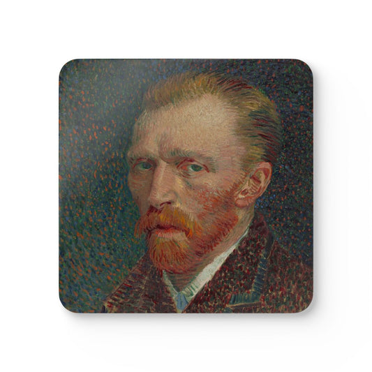 Self-Portrait printed on a Coaster Rizz coaster