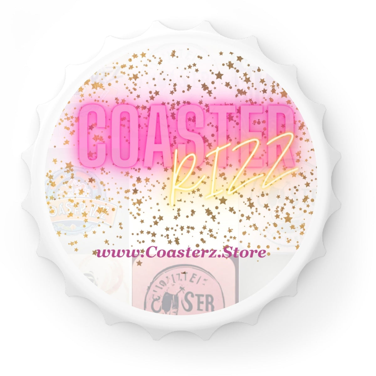 #1 Coaster Rizz branded bottle opener