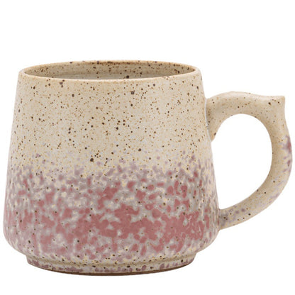 Kiln-fired yellow coffee mug