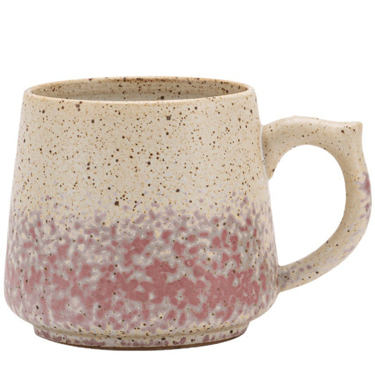 Kiln-fired yellow coffee mug