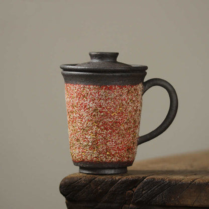 Japanese stone-glazed tea cup