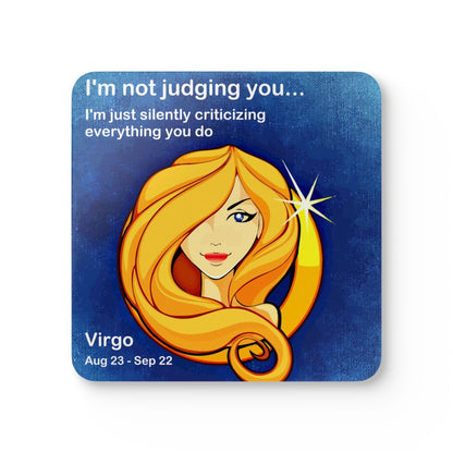 #10 Silently Virgo — one coaster from the set, face on