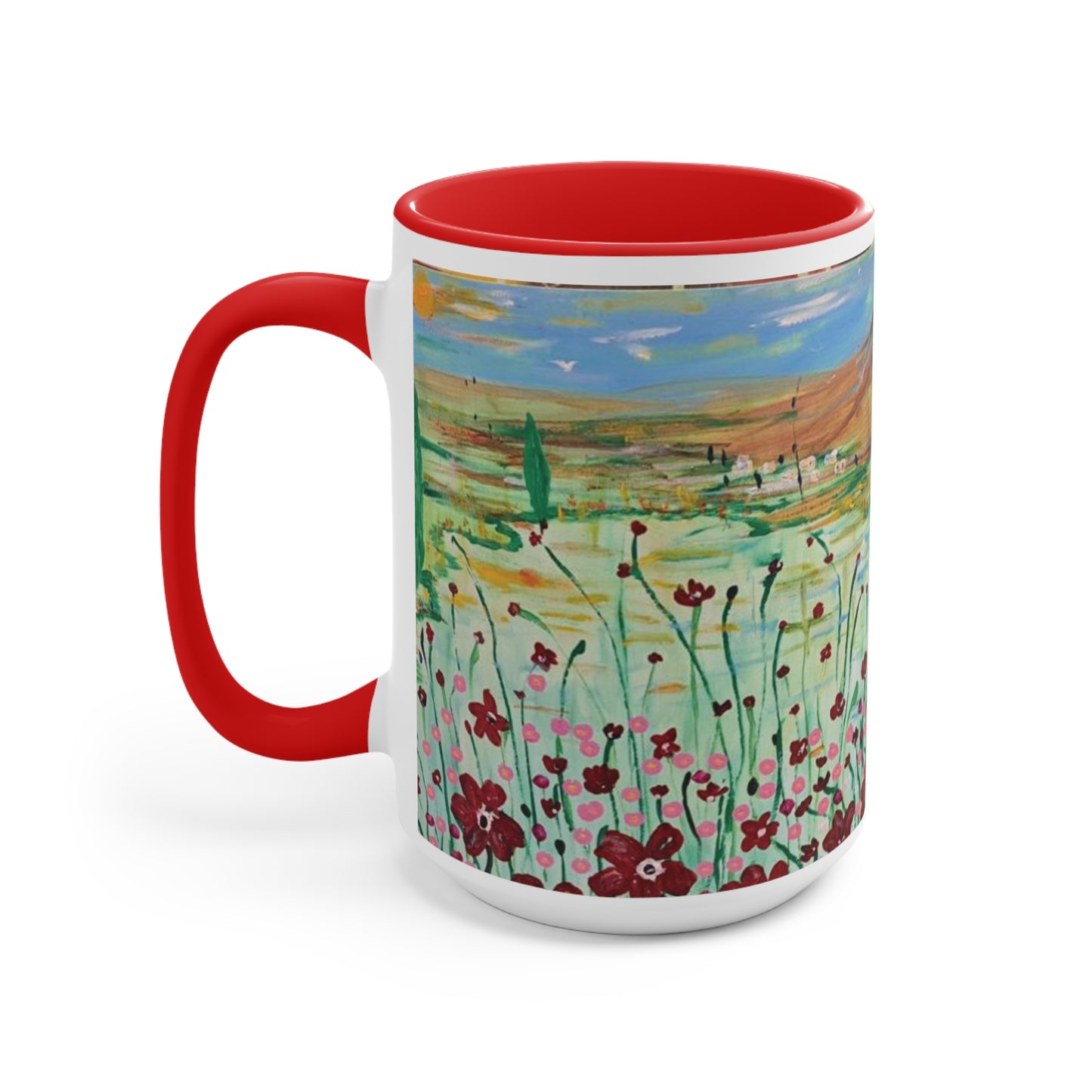 #15 Spring Field Mug [THE PERFECT SET WITH STYLE #15 Coaster!]