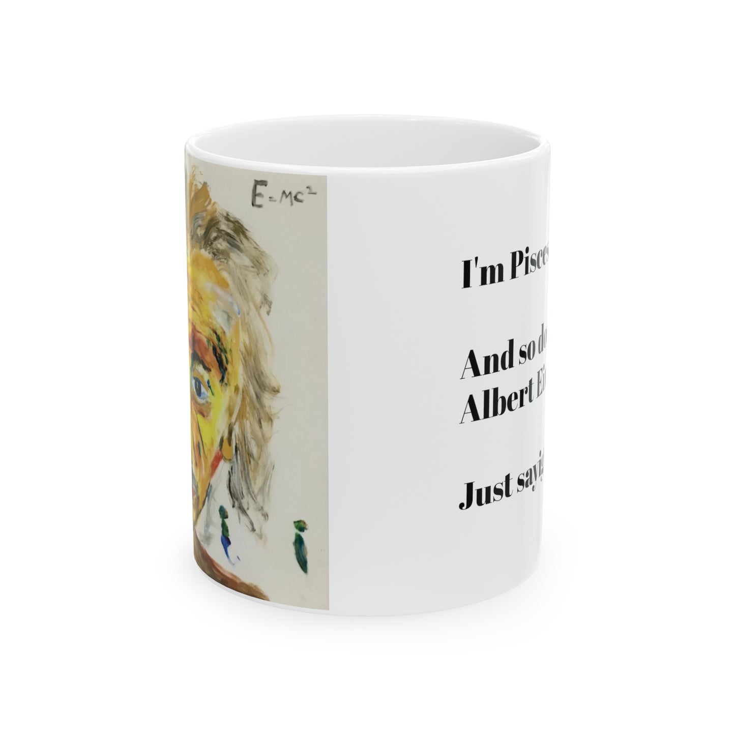 #8 Einstein Mug [THE PERFECT SET WITH STYLE #8 Coaster!]