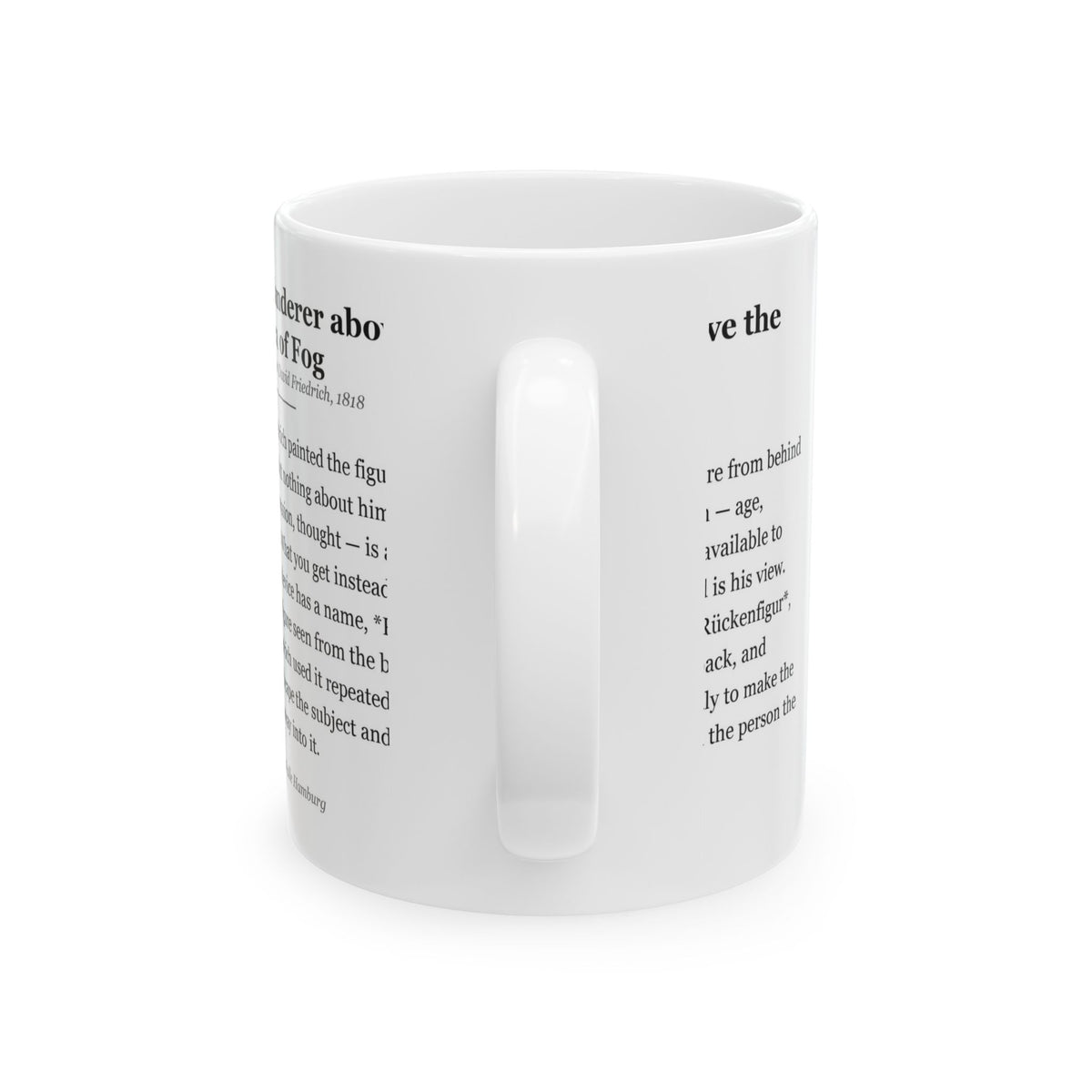 #46 Wanderer above the Sea of Fog — Mug