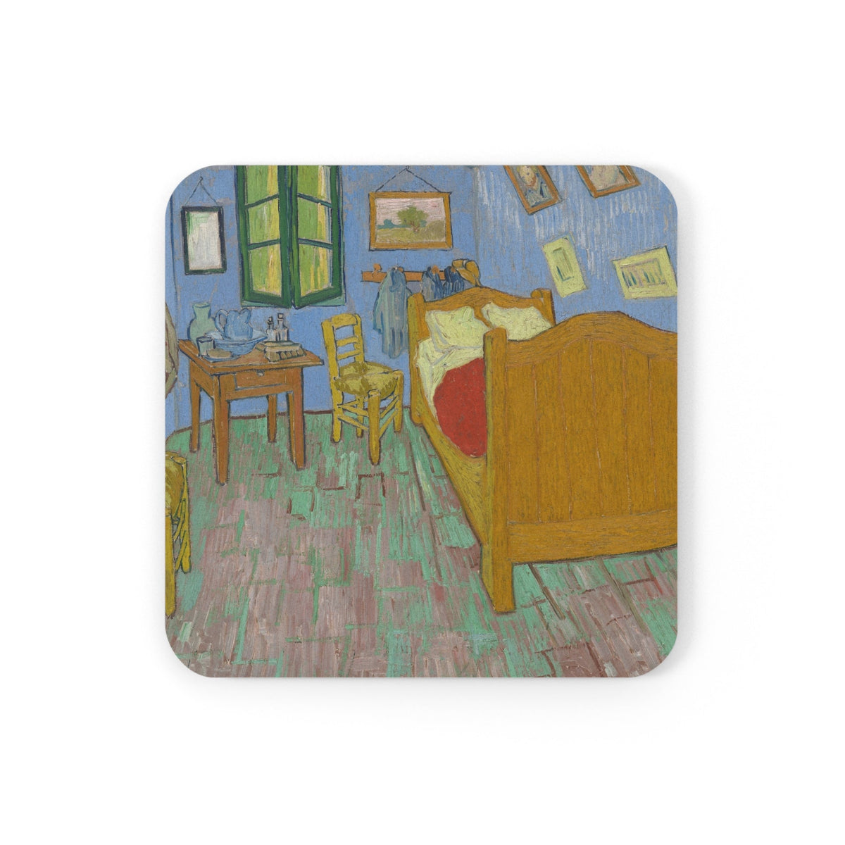 Coaster printed with The Bedroom
