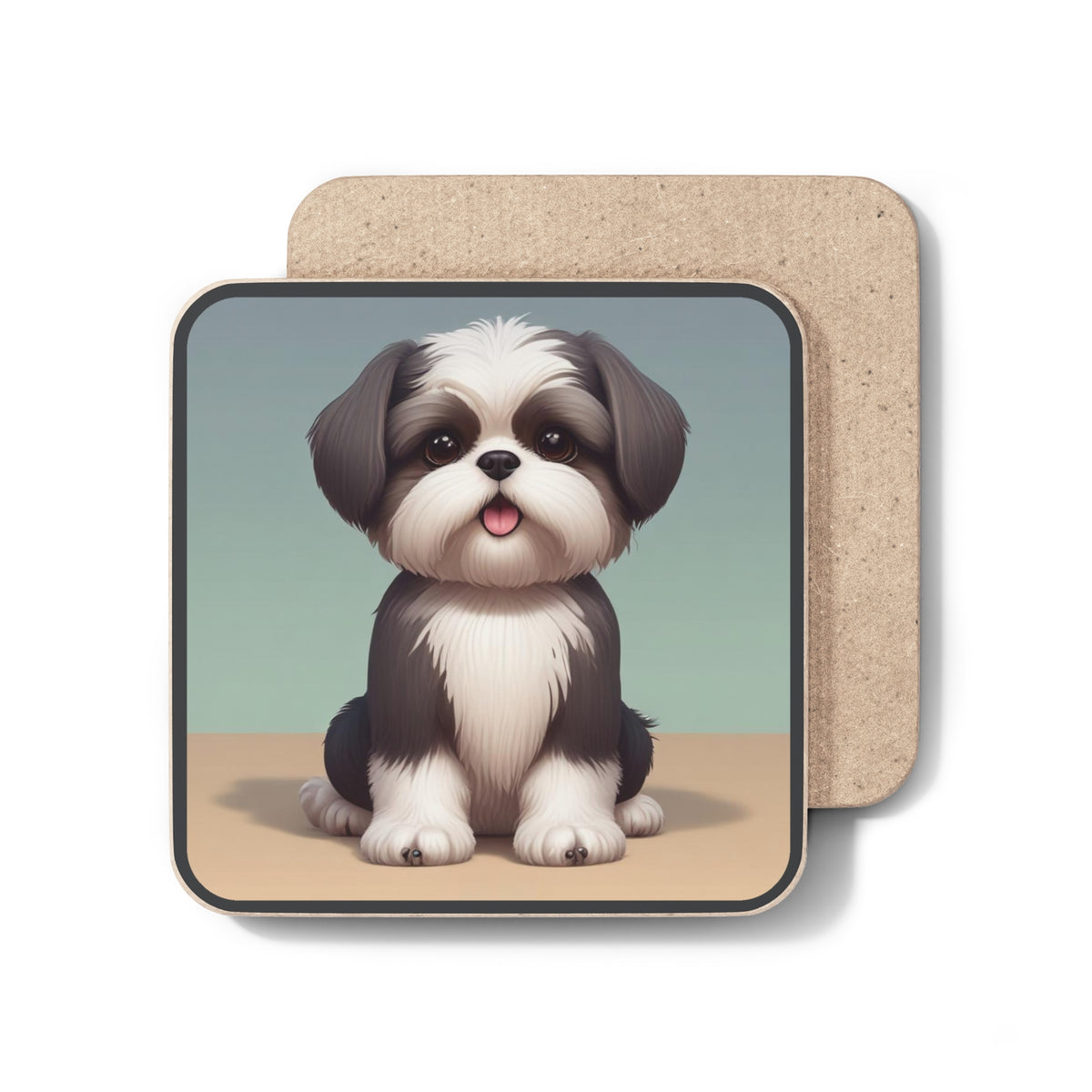 #21 Shih Tzu Cutie Square — Coaster