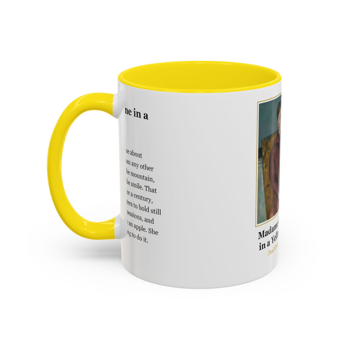 #82 Madame Cezanne in a Yellow Chair — Mug