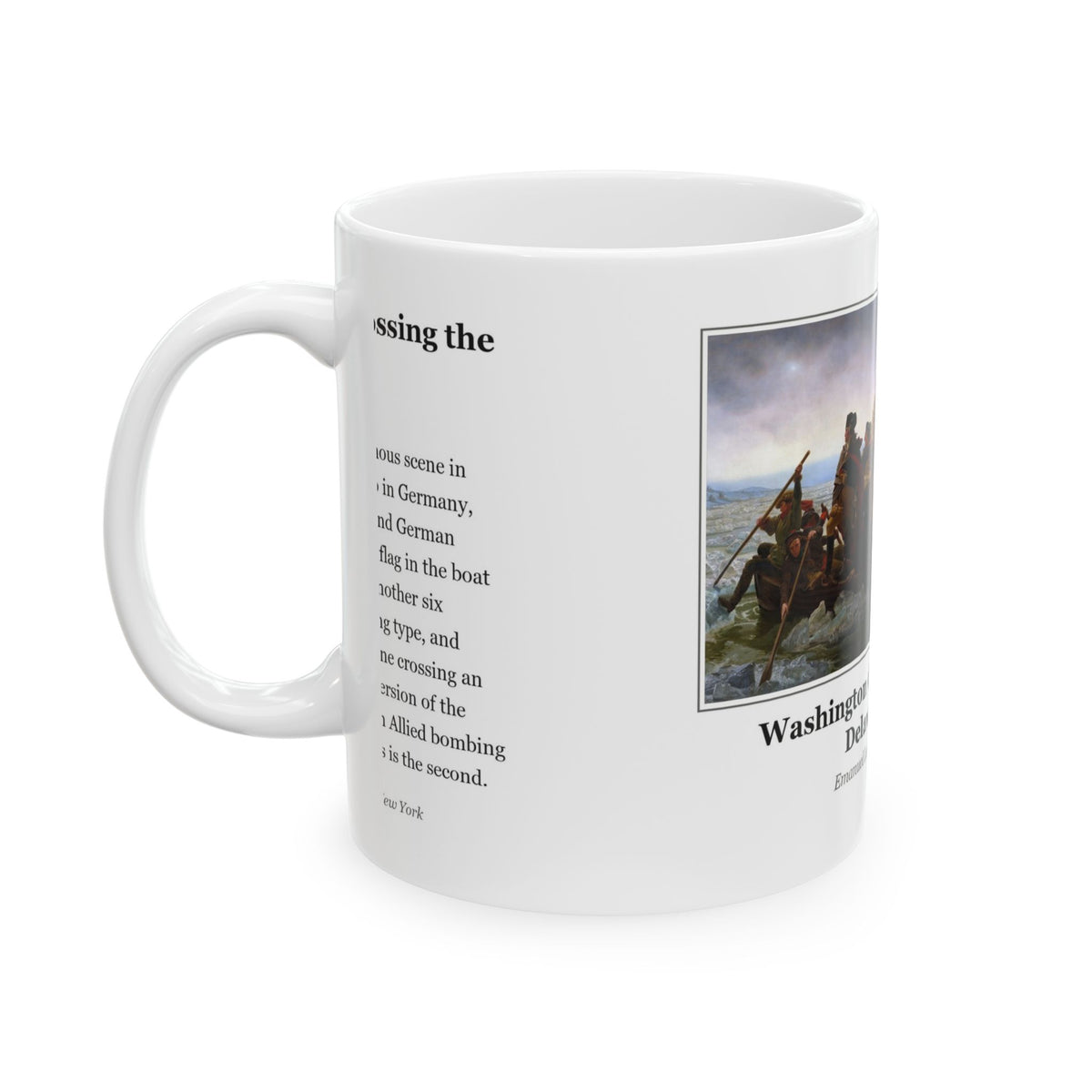 #51 Washington Crossing the Delaware — Mug