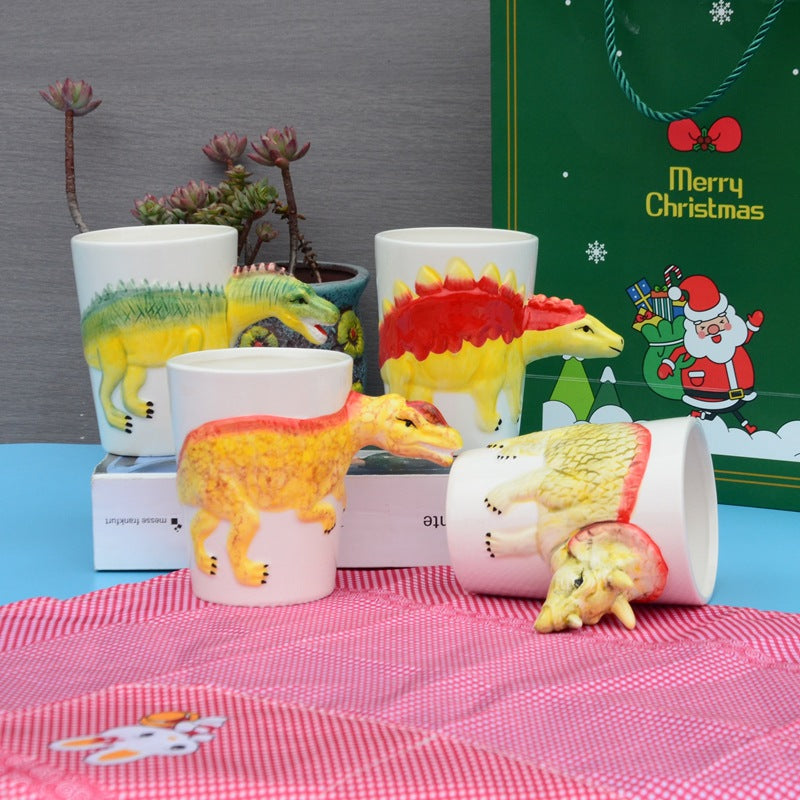 Dinosaur shaped cup