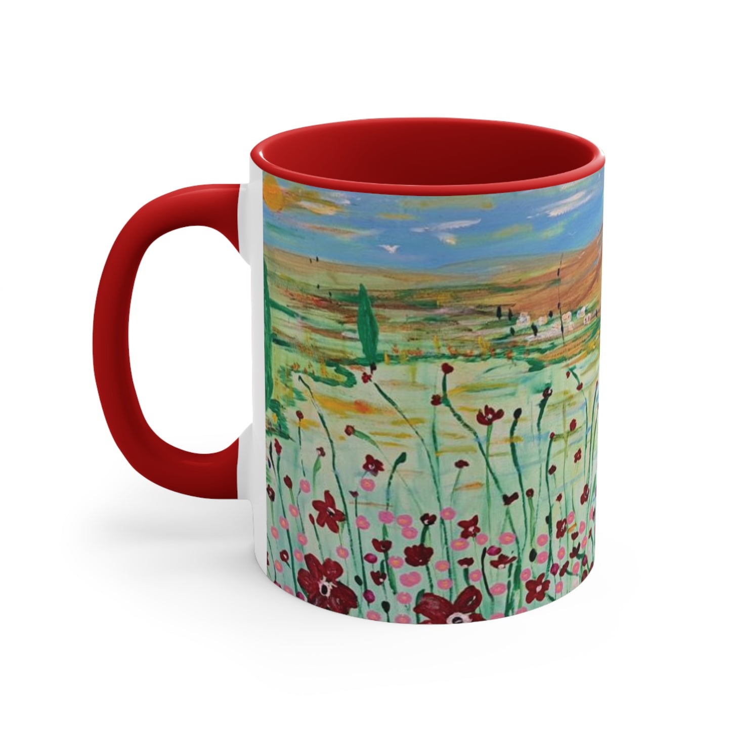 #15 Spring Field Mug [THE PERFECT SET WITH STYLE #15 Coaster!]