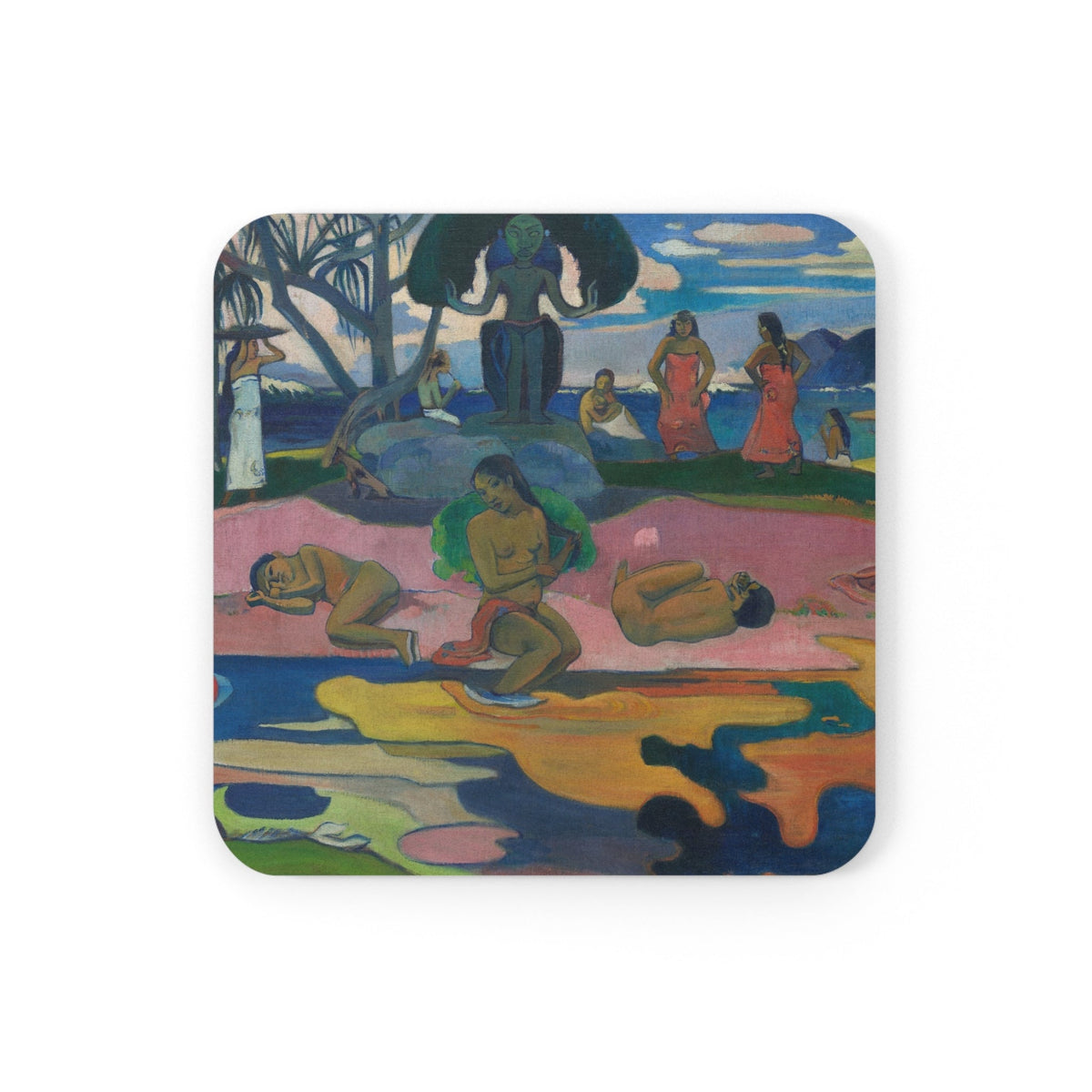 Coaster printed with Mahana no atua