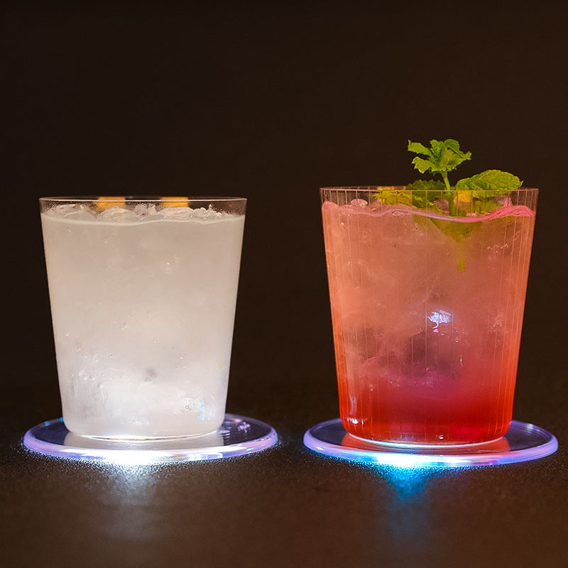 LED Luminous Coaster Glowing Cocktail Party