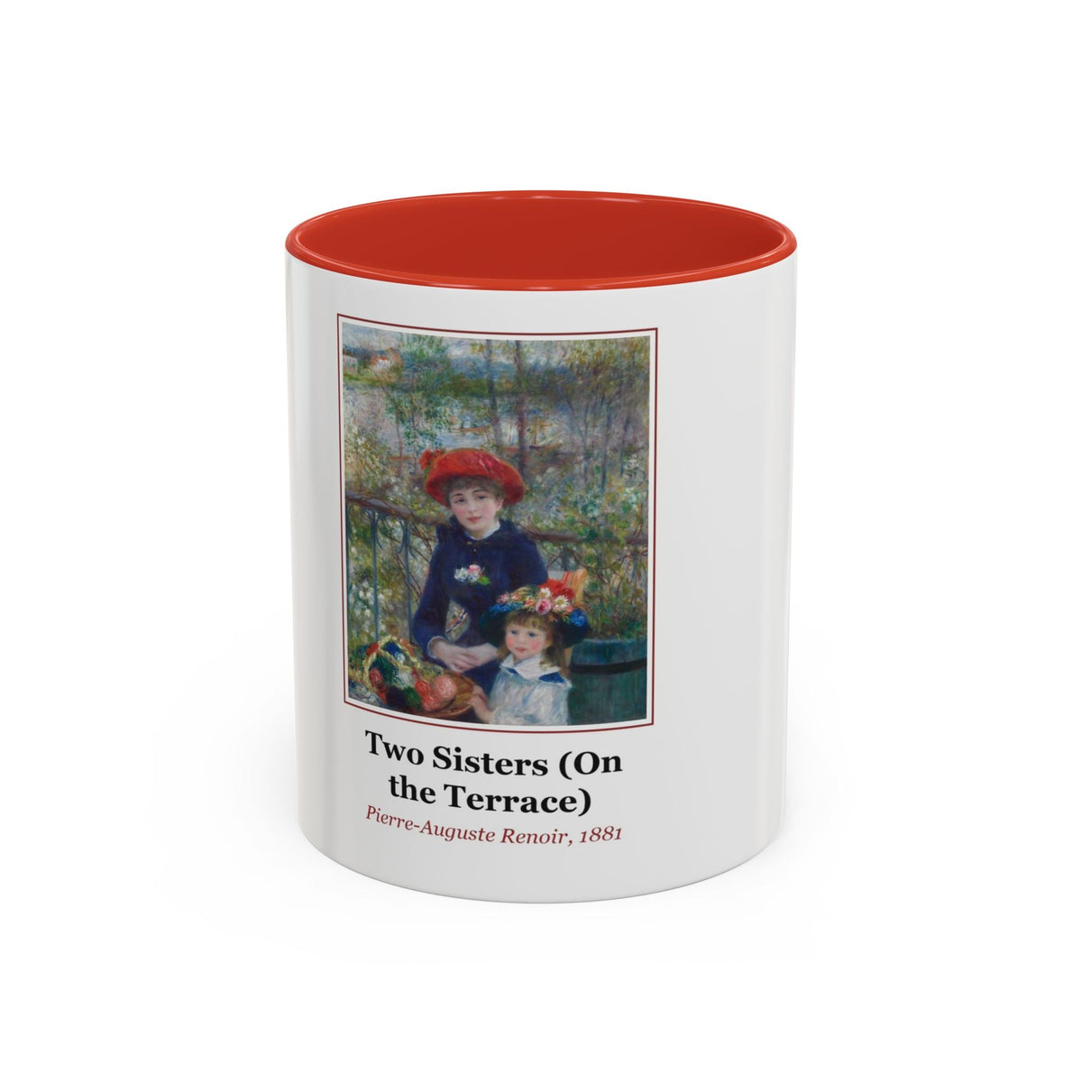 Mug printed with Two Sisters (On the Terrace)