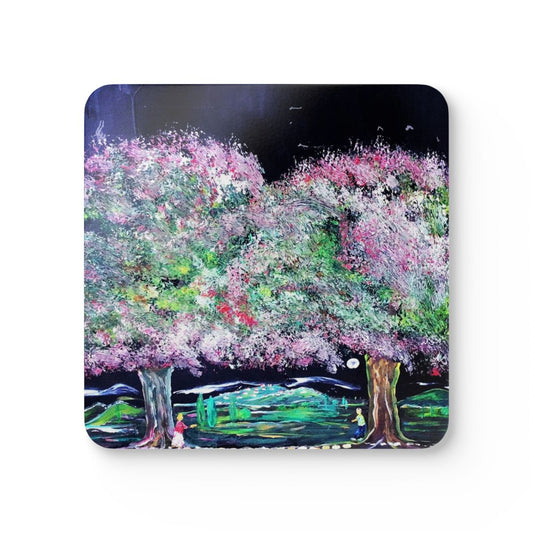 #14 Gemini Moon — one coaster from the set, face on