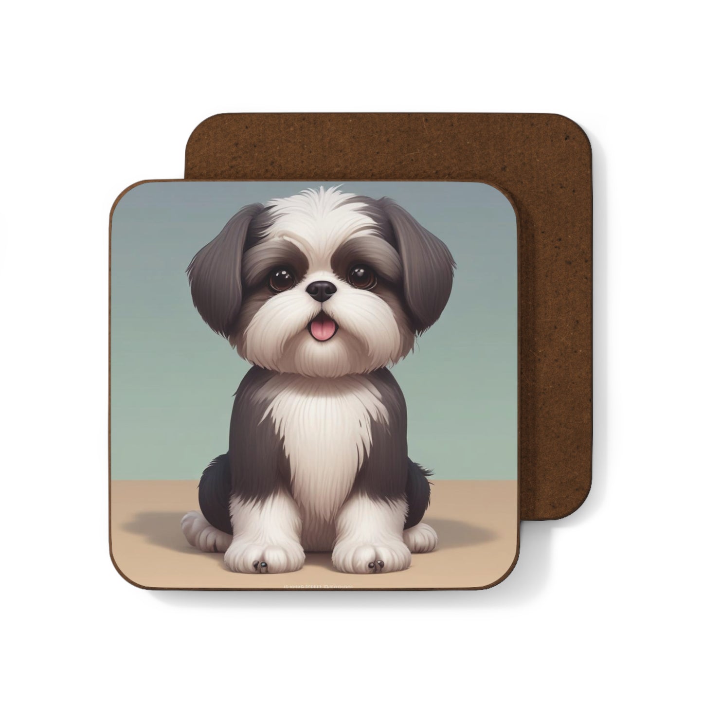 #21 Shih Tzu Cutie Hardboard Back Coaster [SHIH TZU LOVERS THIS ONE IS FOR YOU!]