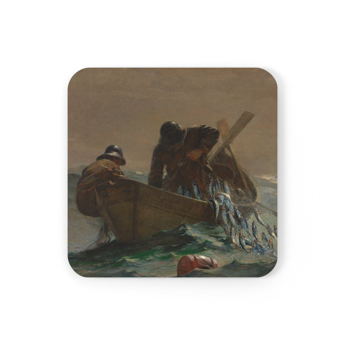 Coaster printed with The Herring Net