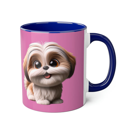 #2 Chuppi the Shih Tzu Mug [THE PERFECT SET WITH STYLE #2 Coaster!]