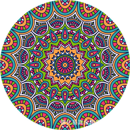 Mandala flower ceramic absorbent coaster