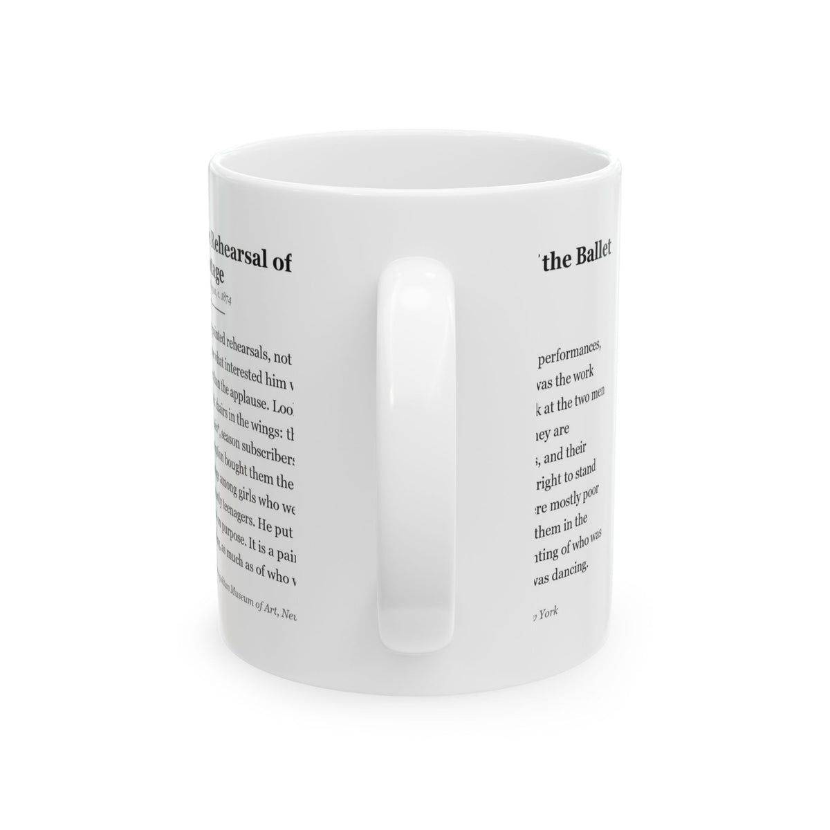 #54 The Rehearsal of the Ballet Onstage — Mug