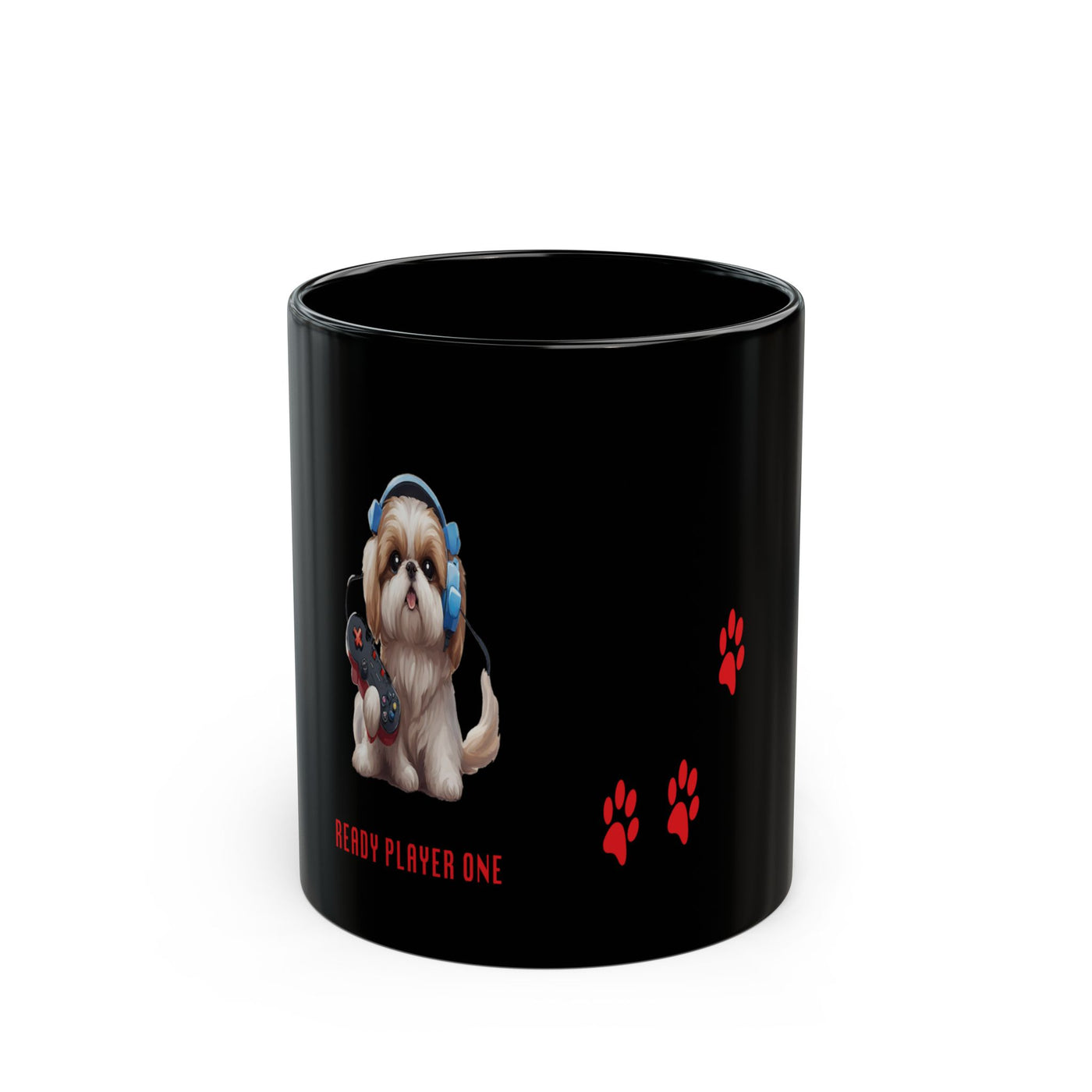 #18 Ready Player One black mug