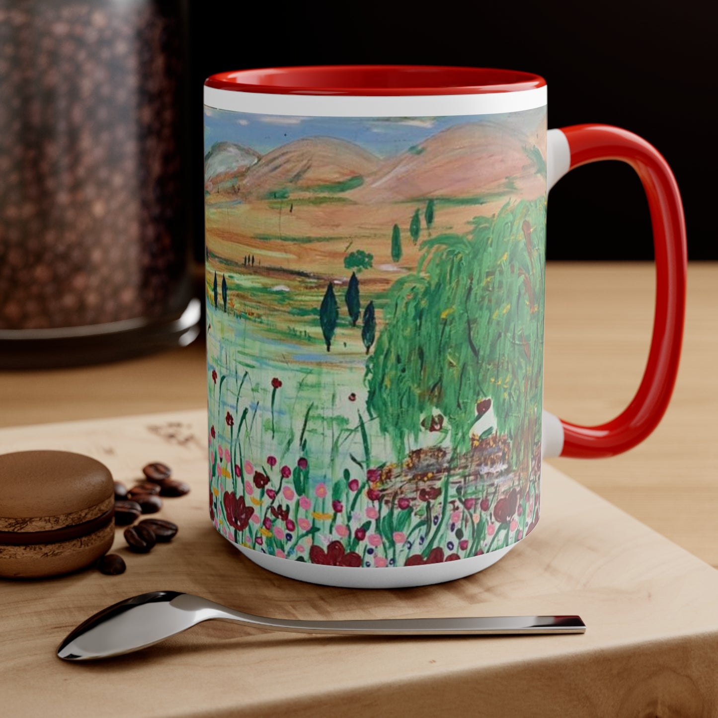 #15 Spring Field Mug [THE PERFECT SET WITH STYLE #15 Coaster!]