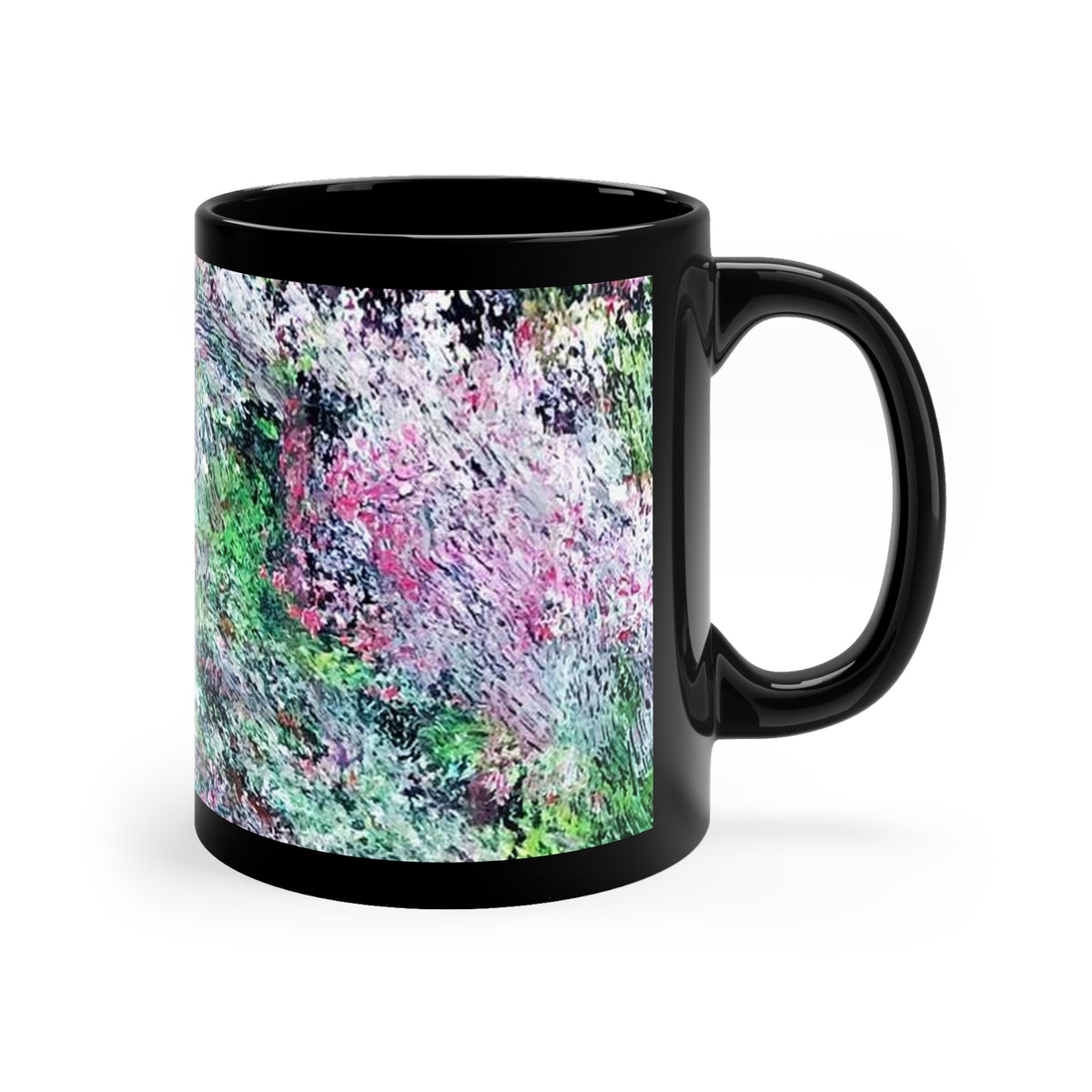 #14 Gemini Moon — Black Mug, 11oz