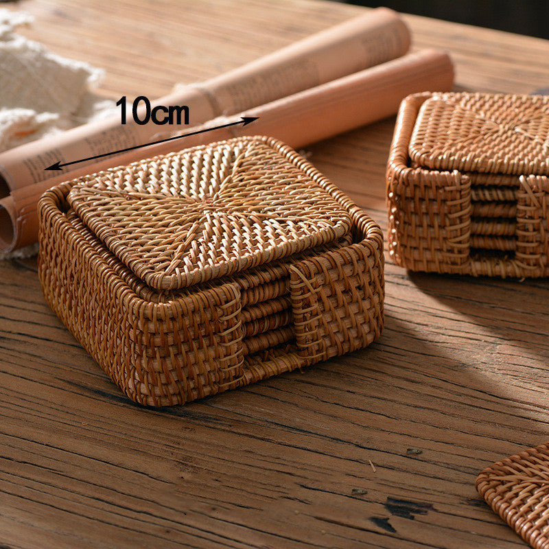 Vietnam rattan woven coaster