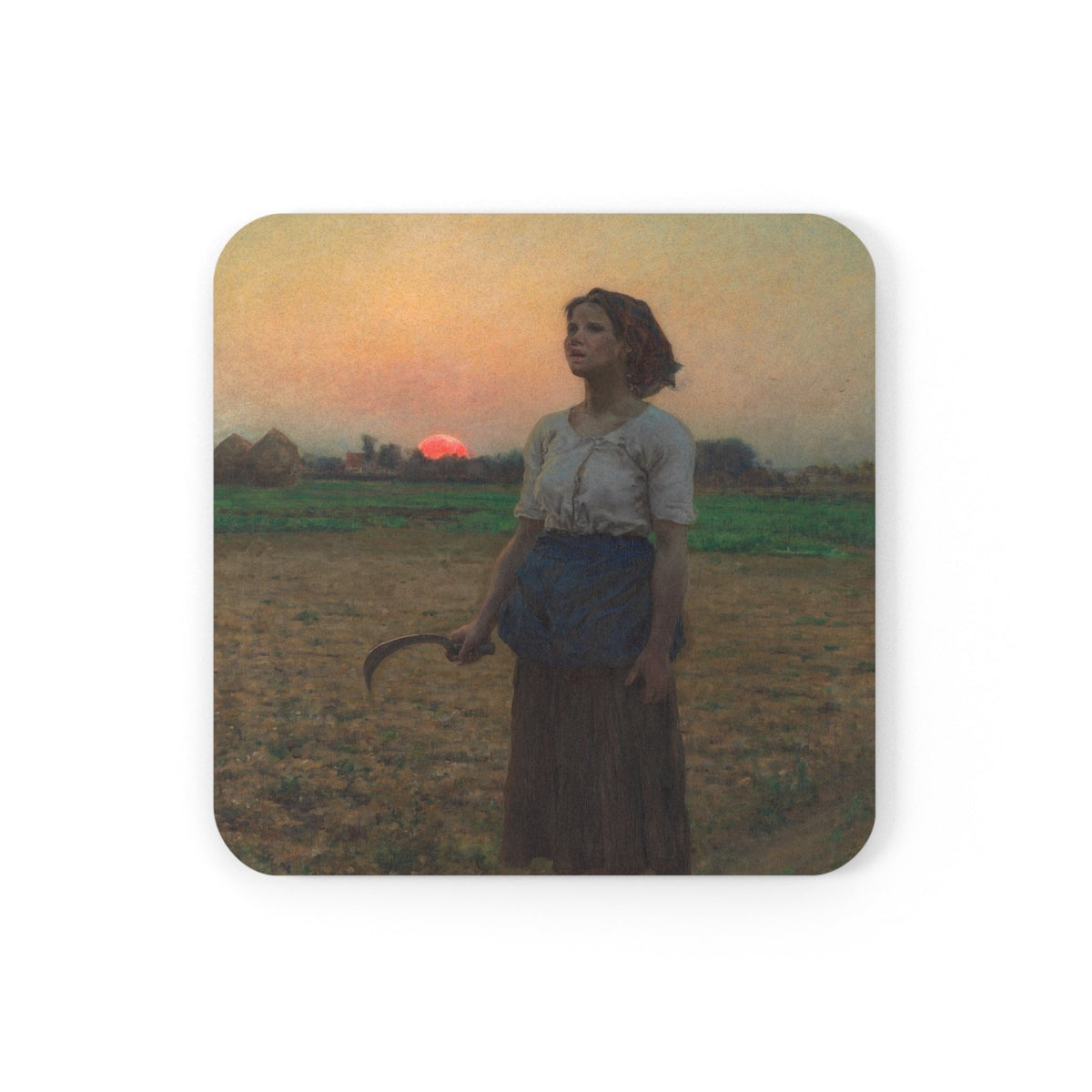 Coaster printed with The Song of the Lark