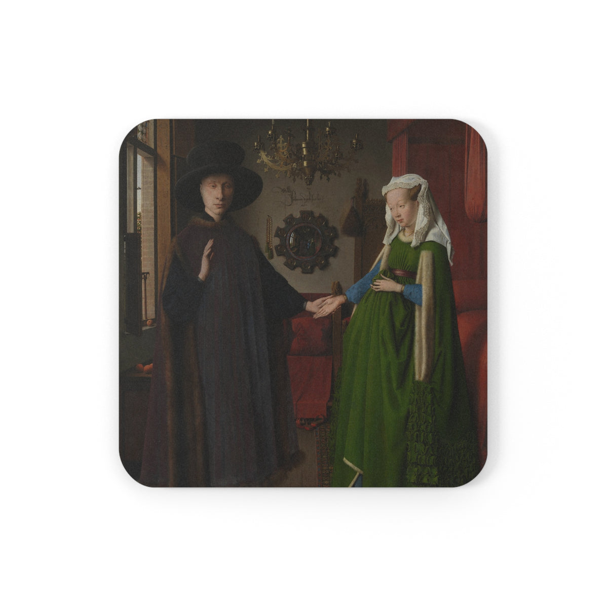 #36 The Arnolfini Portrait — Coaster