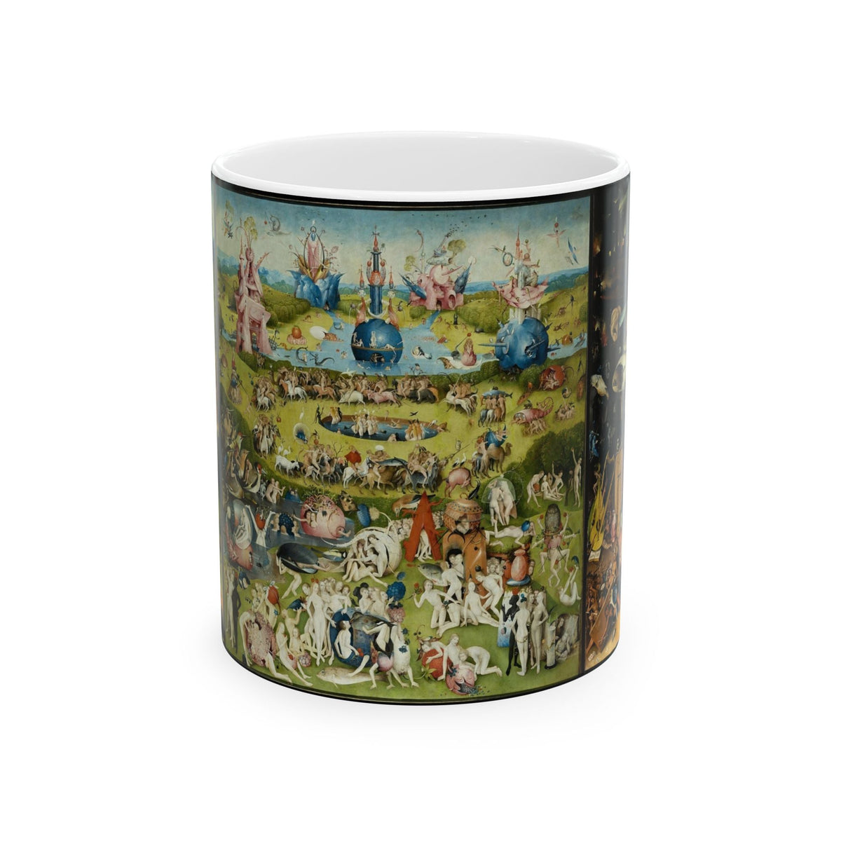 Mug printed with The Garden of Earthly Delights