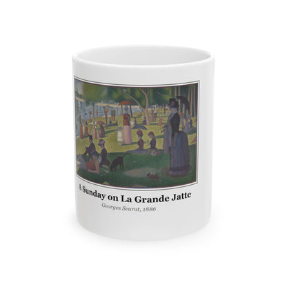 Mug printed with A Sunday on La Grande Jatte