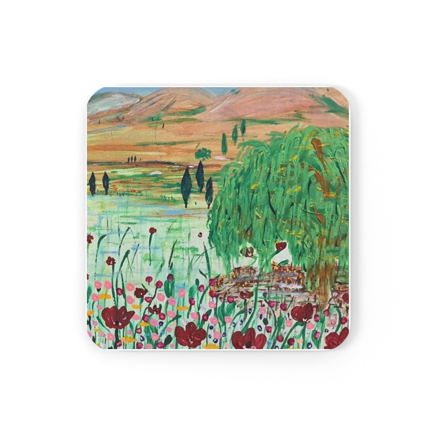 #15 Spring Field — Coaster