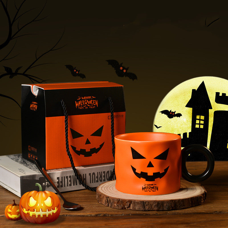 Pumpkin ceramic mug