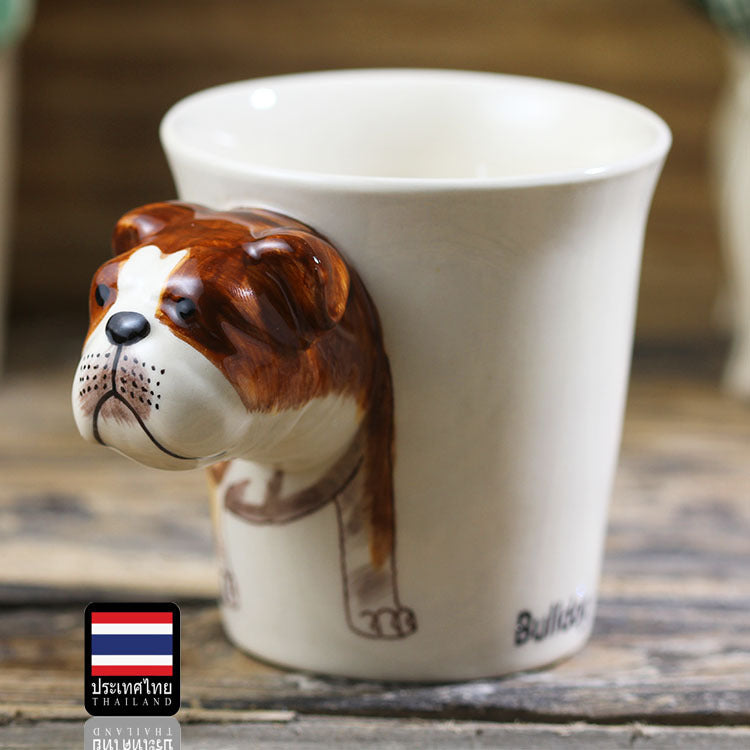 English bulldog mug, view 2