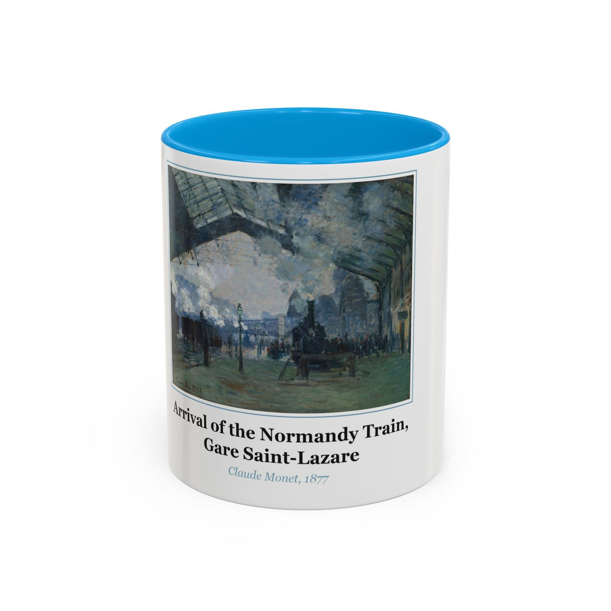 Mug printed with Arrival of the Normandy Train, Gare Saint-Lazare
