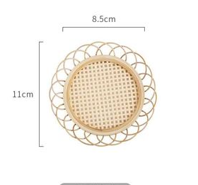 Retro woven coaster