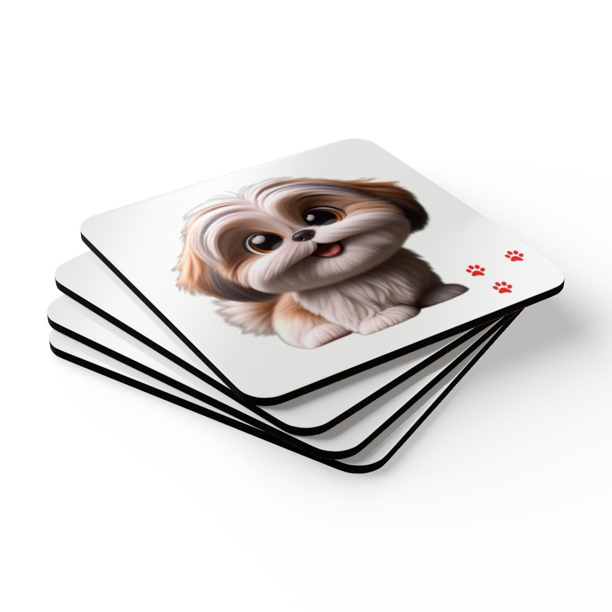 #2 Chuppi the Shih Tzu — the set of four, stacked