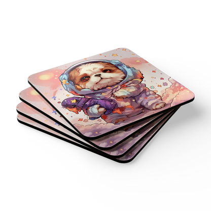 #20 Shih-Tzu-Naut — the set of four, stacked