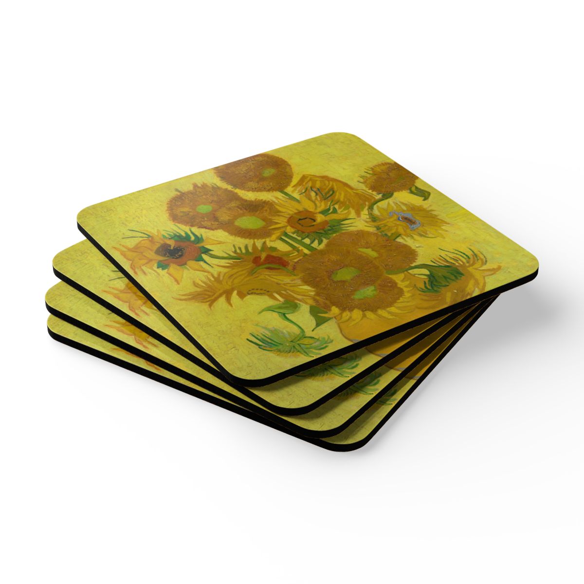 #23 Sunflowers — the set of four, stacked