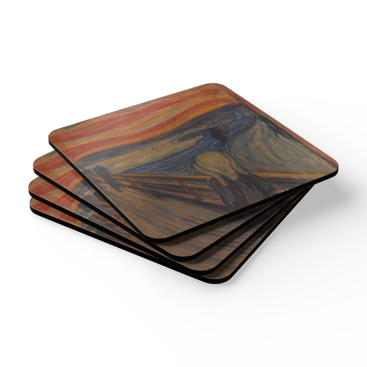 #24 The Scream — the set of four, stacked