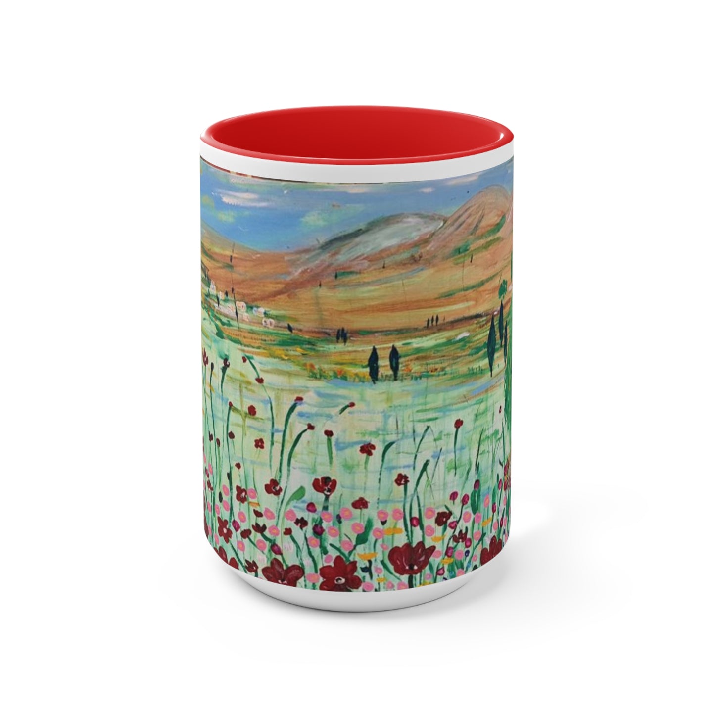 #15 Spring Field Mug [THE PERFECT SET WITH STYLE #15 Coaster!]